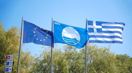 31 Γαλάζιες σημαίες στη Λέσβο -14 στη Μυτιλήνη και 17 στη Δυτική Λέσβο